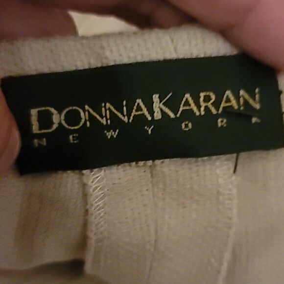 Donna Karan Vintage Neutral Silk Skirt Size M - Picture 7 of 11